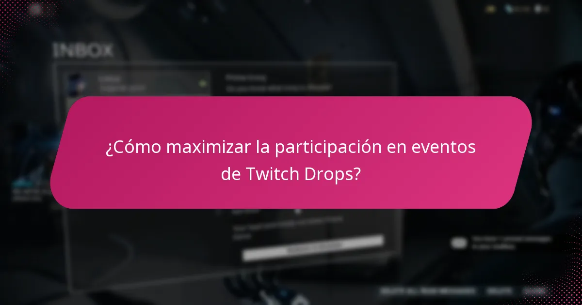 ¿Cómo se entregan las notificaciones de reclamación para los Twitch Drops?