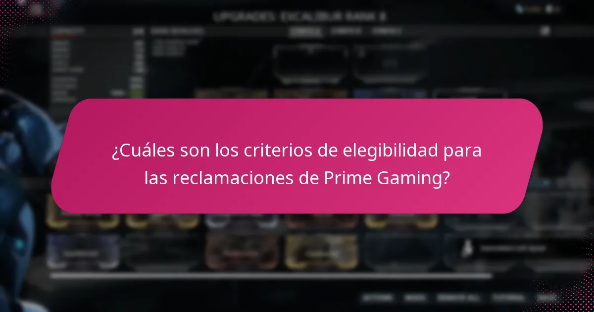 ¿Qué tipos de recompensas pueden reclamar los usuarios a través de Prime Gaming?