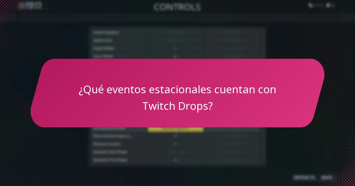 ¿Cómo reclamar Twitch Drops durante los eventos?